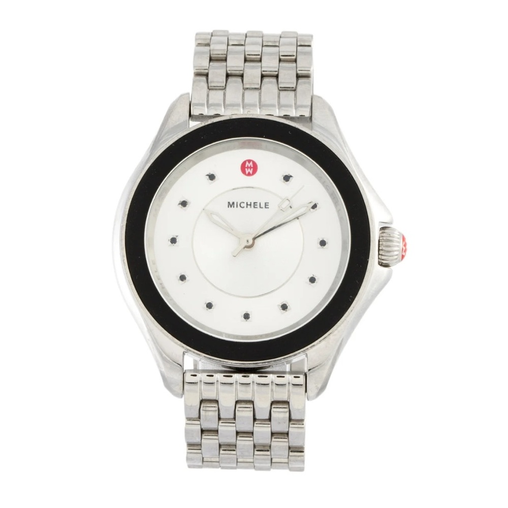 Michele Silver and Black Smartwatch